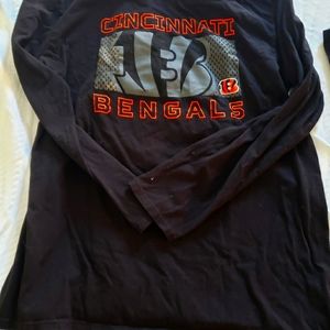2 mens Bengals shirts